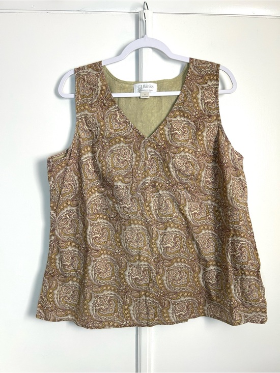 Christopher & Banks Tops - Christopher & Banks Cotton Paisley Tank